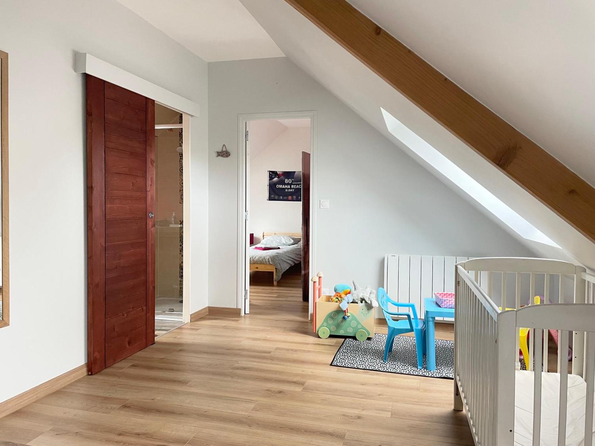 Sweet Omaha Belle Maison Recente Lumineuse Et Cosy Bien Equipee Jardin Clos 15 Mn A Pied Plage Omaha Beach Et Proche De Bayeux & Port En Bessin Saint-Laurent-sur-Mer Exteriör bild